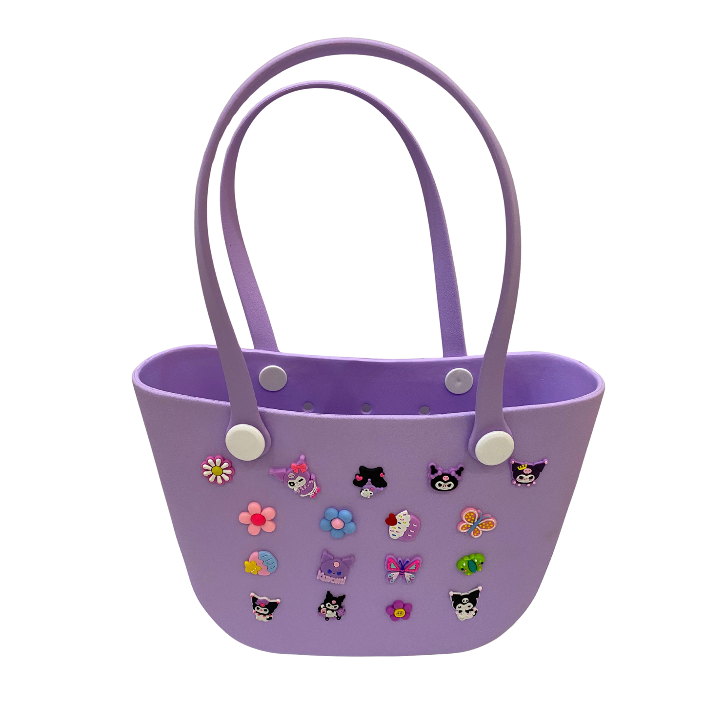 Light Purple Croc Tote Bag