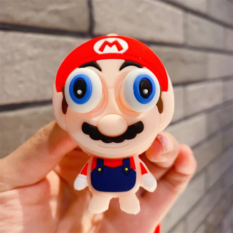 Trendy Eye Popping Silicon Keychains