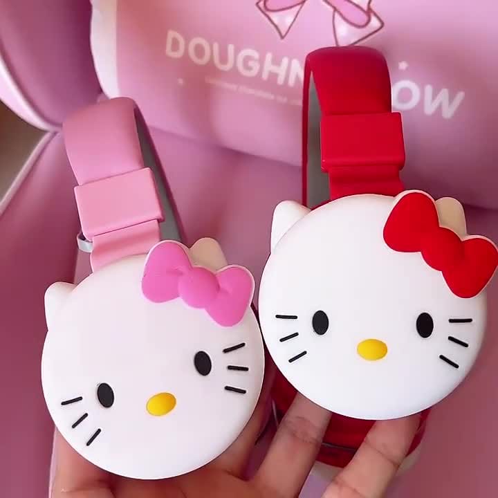 Pink Hello Kitty Wireless Headphones