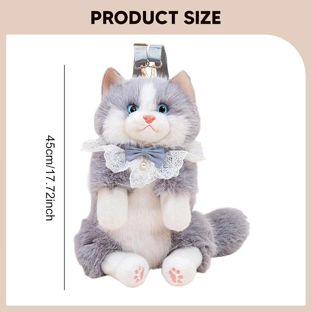 Realistic Cat Backpack