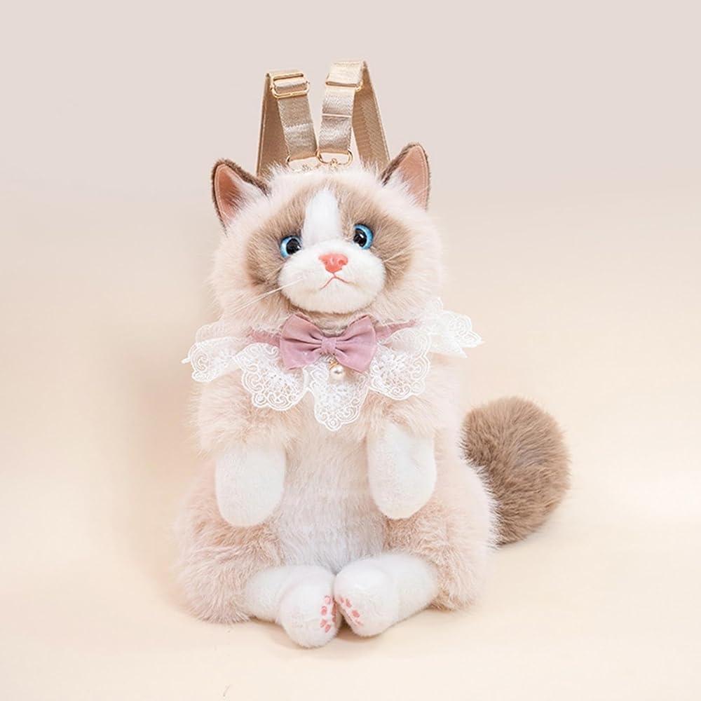 Realistic Cat Backpack