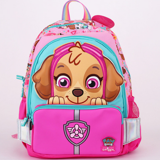 Smiggle Pink Paw Petrol Backpack