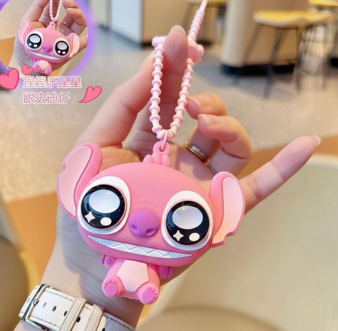 Trendy Eye Popping Silicon Keychains