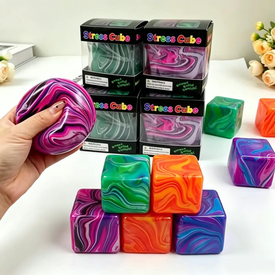 Original needoh Textured cube squishy