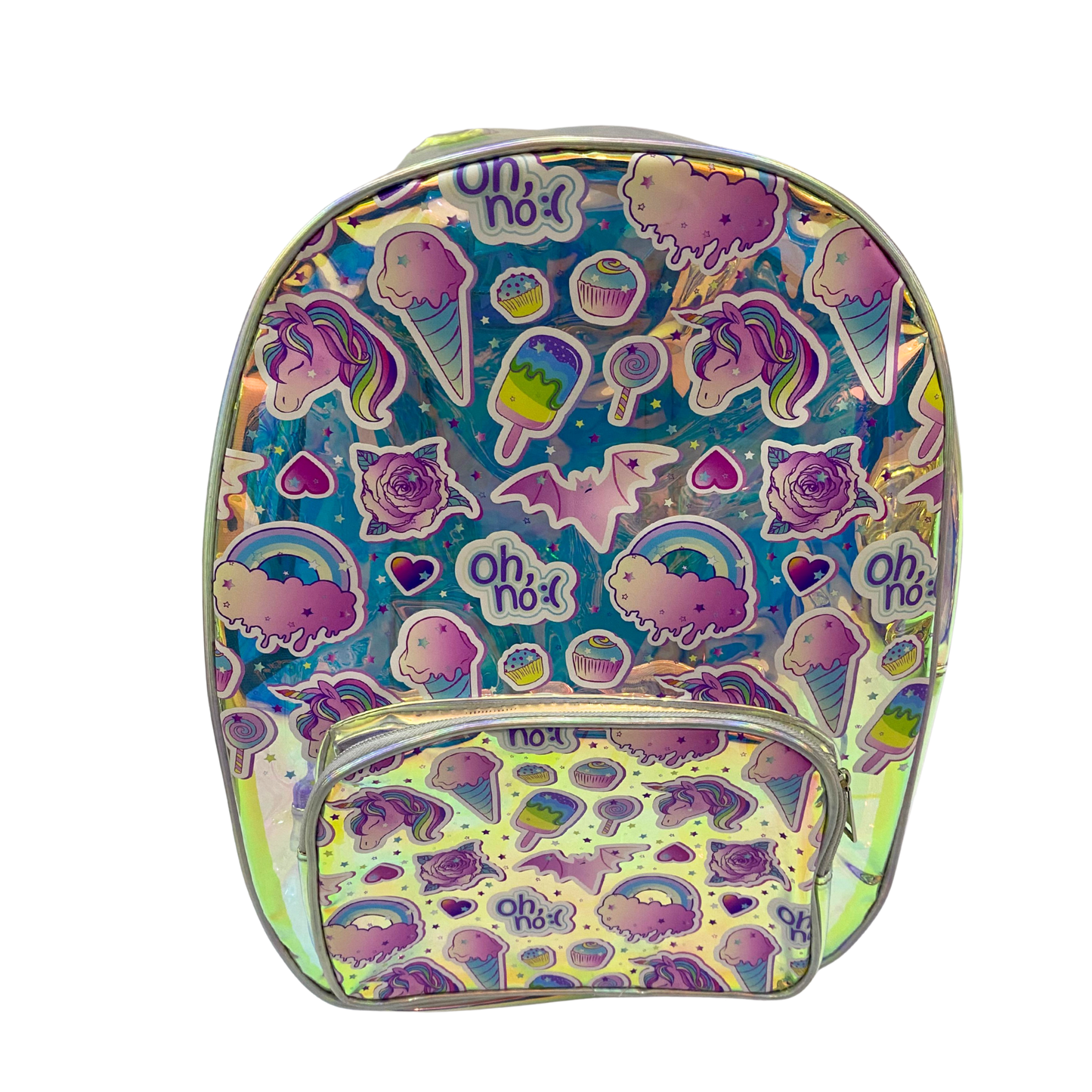 Holographic Icecream Unicorn Backpack