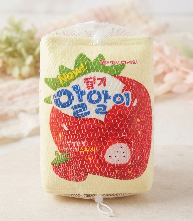 Red Strawberry Squishy Toy