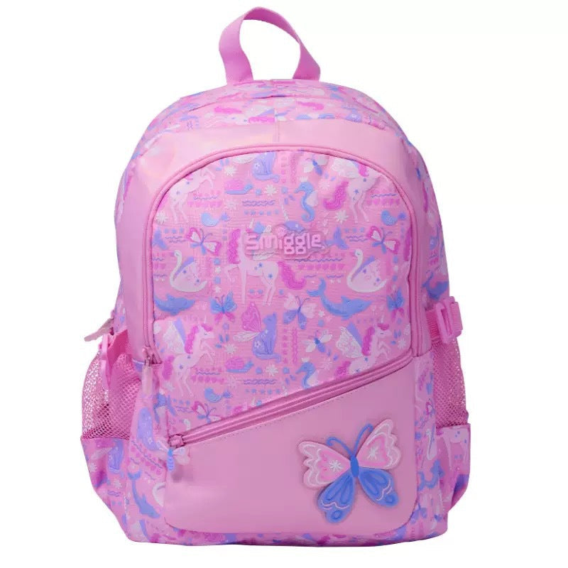 Original pink butterfly theme backpack