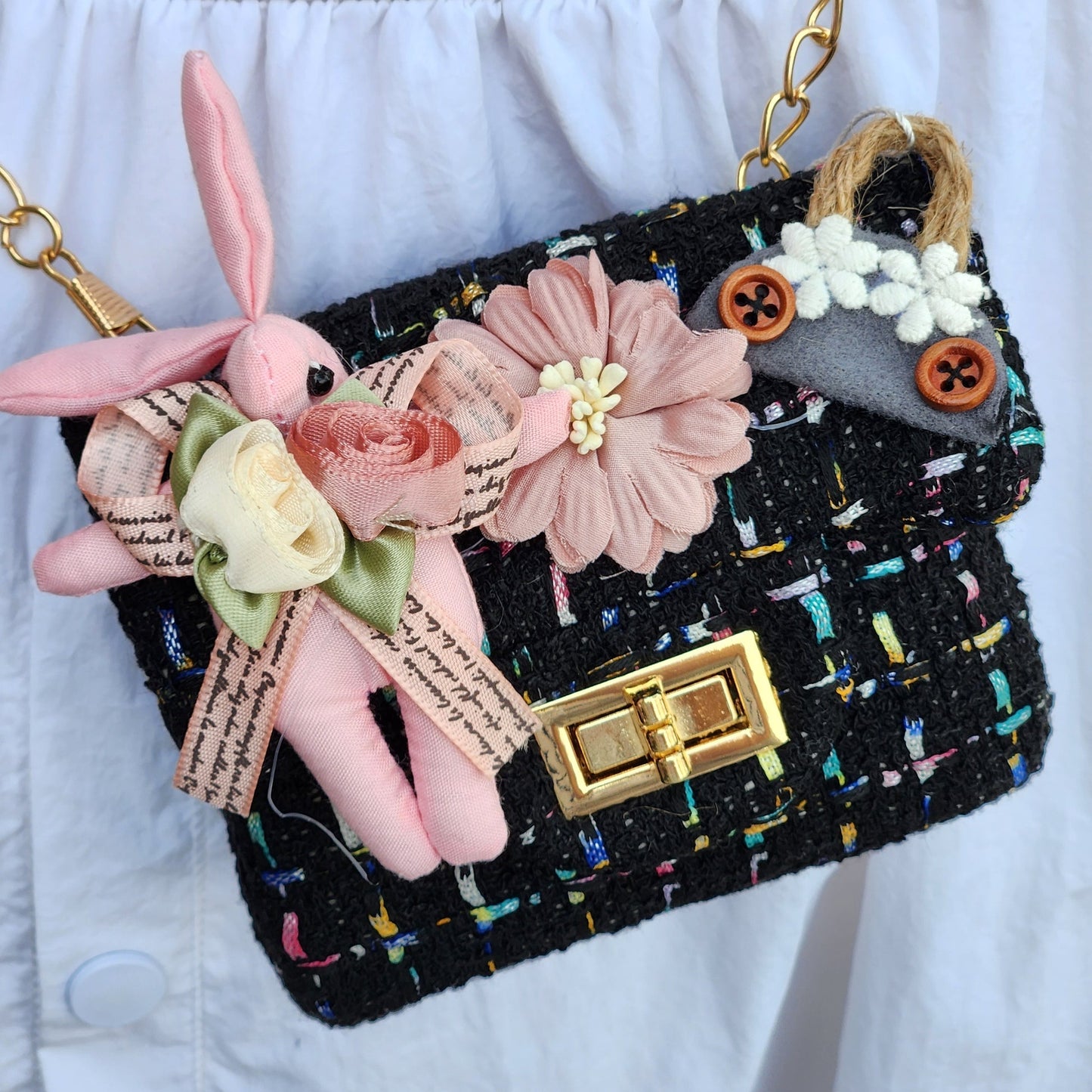 Floral Bunny Bag