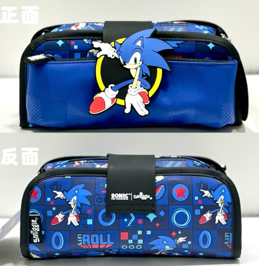 Smiggle Sonic Pencil Pouch
