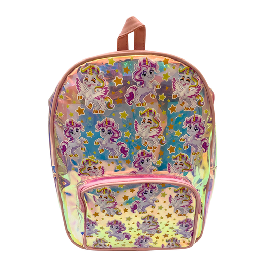 Holographic Pink Unicorn Backpack