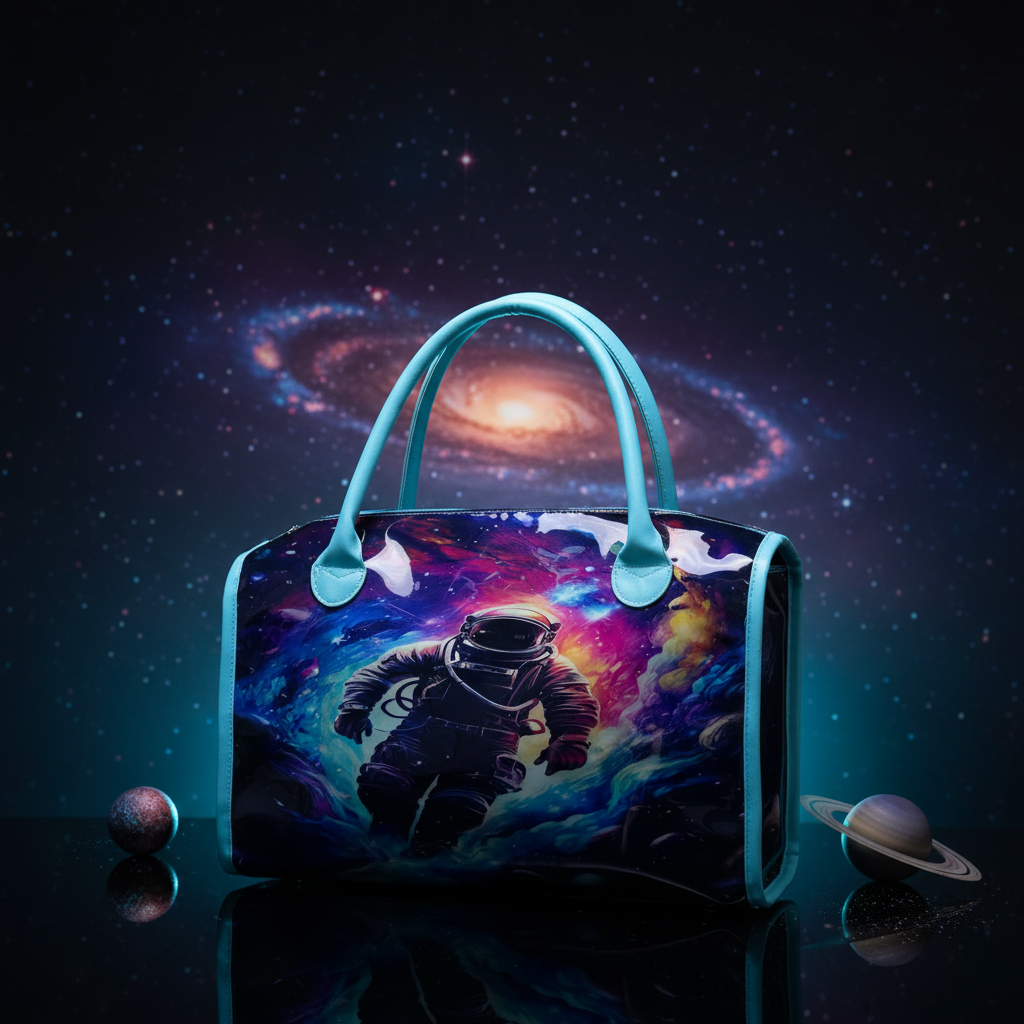 Space theme travel bag