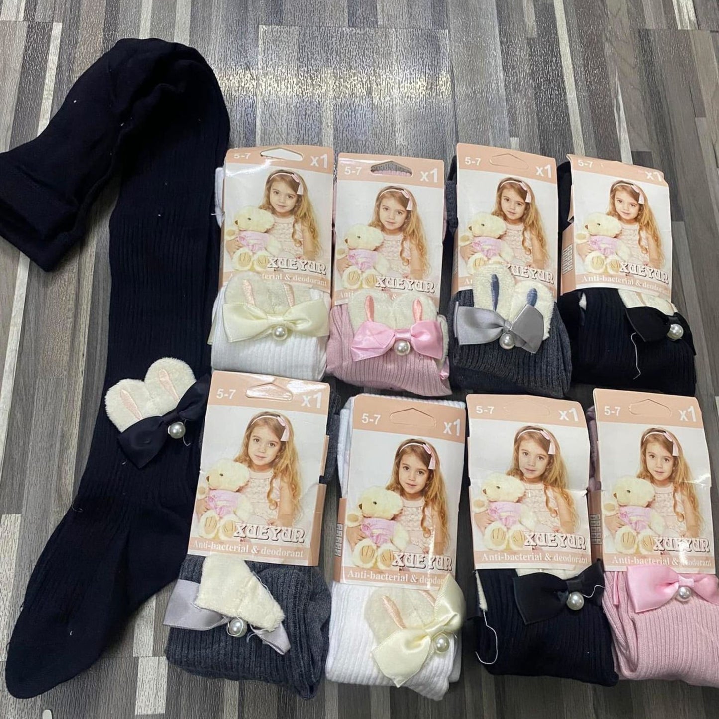 Girls Bunny Winter Leggings