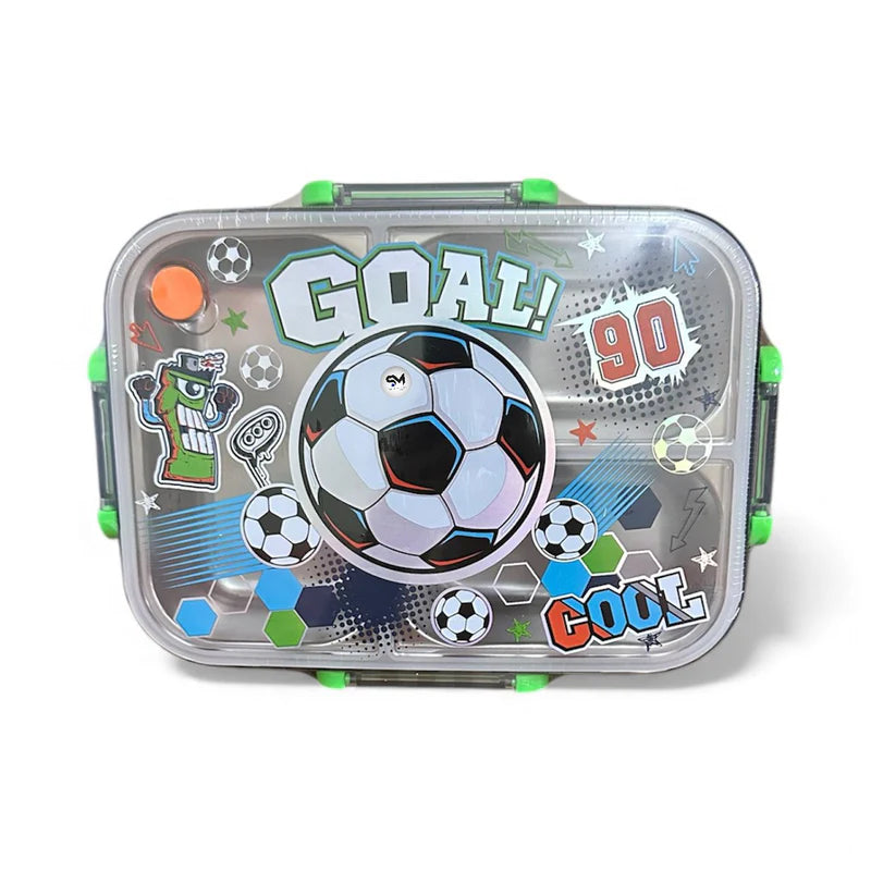Vest Series Insulated Green Ball Theme Lunch Box