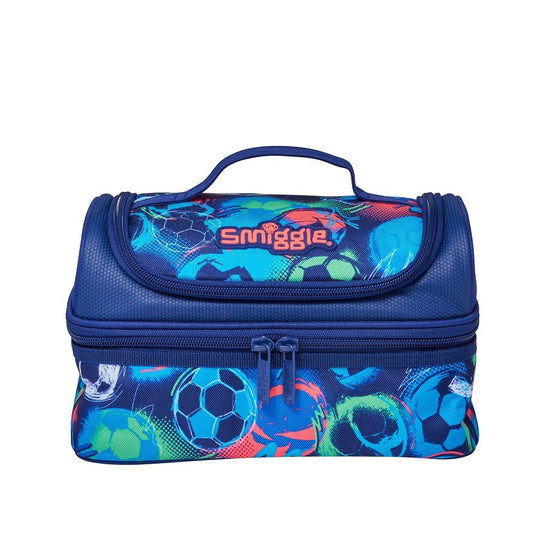 Smiggle Blue Foot Ball Theme Lunch Bag