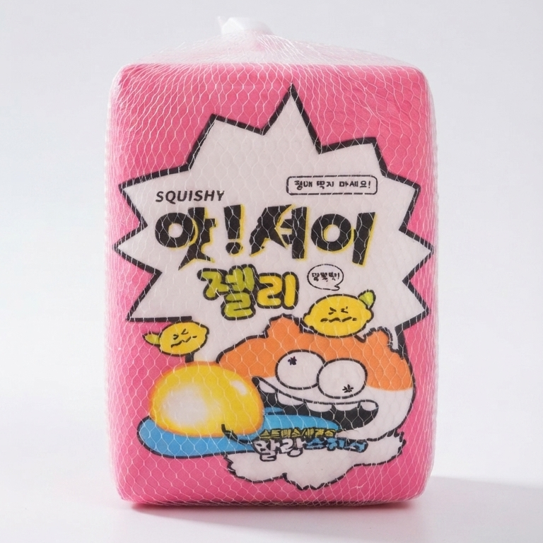 Pink Bear Squishy Toy