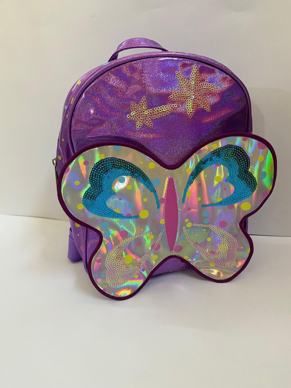 Holographic Butterfly Wing Backpack