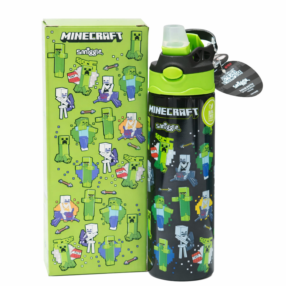 Original Insulated Minecraft Theme Bottle