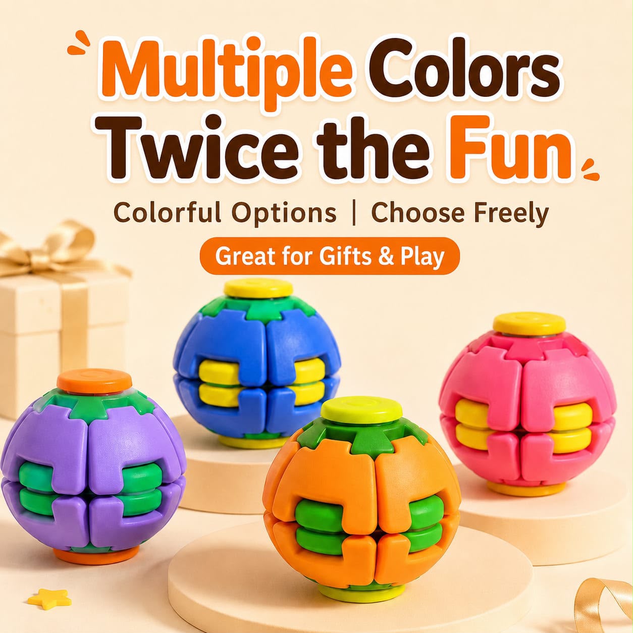 Press Spin Top Toy