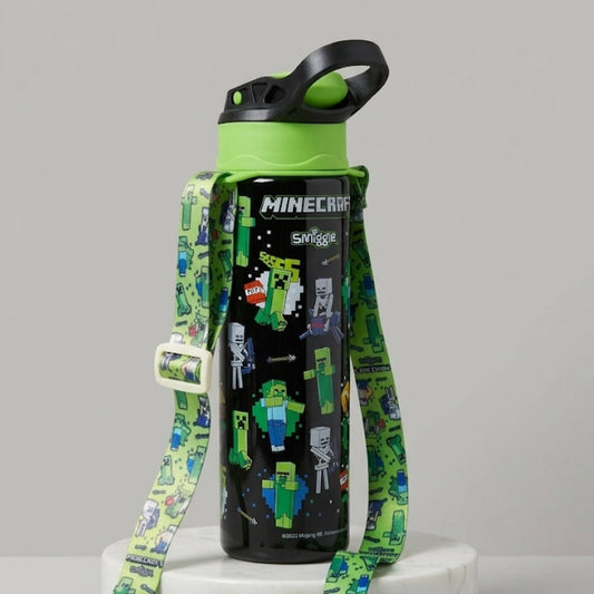Original Minecraft Acrylic Bottle with long strap
