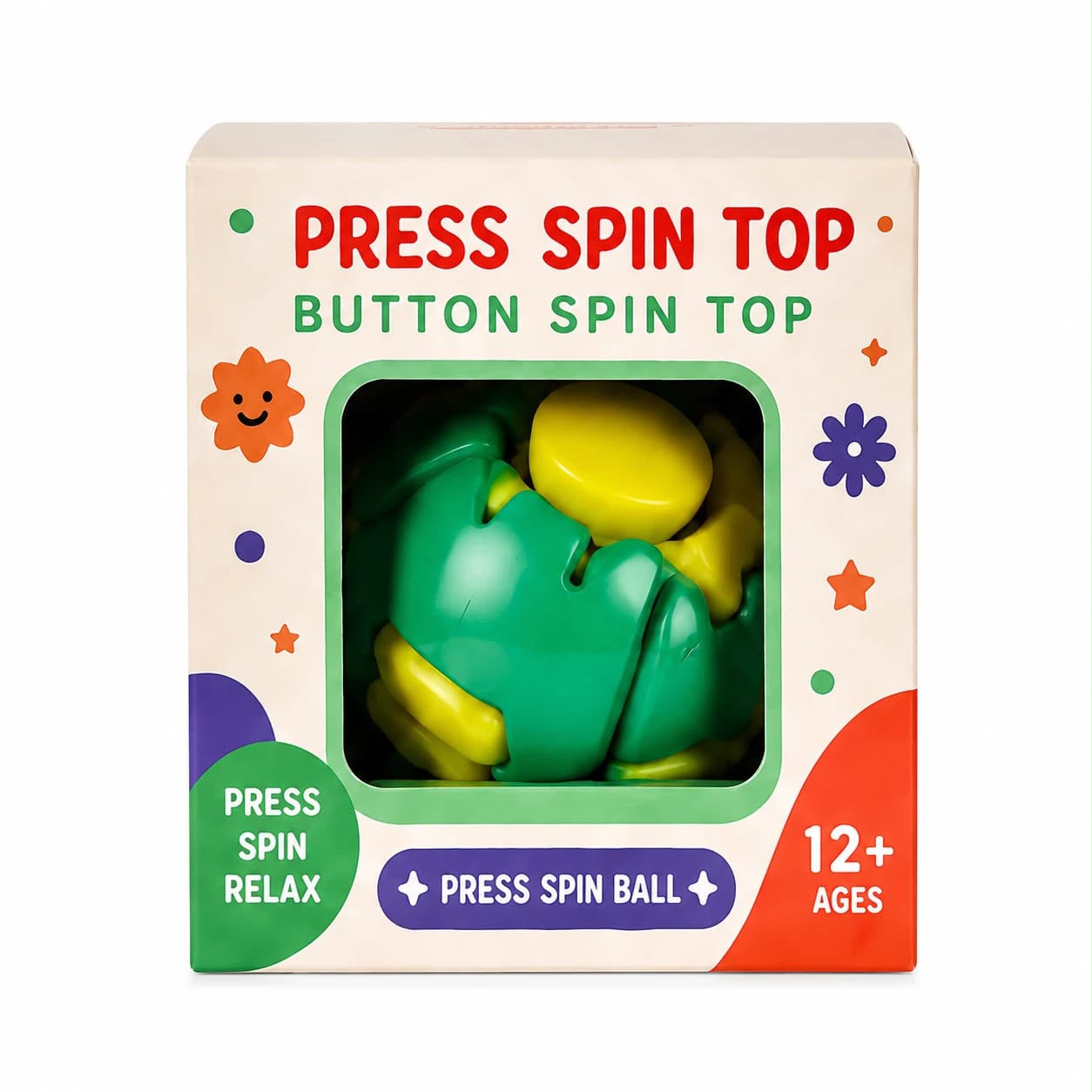 Press Spin Top Toy