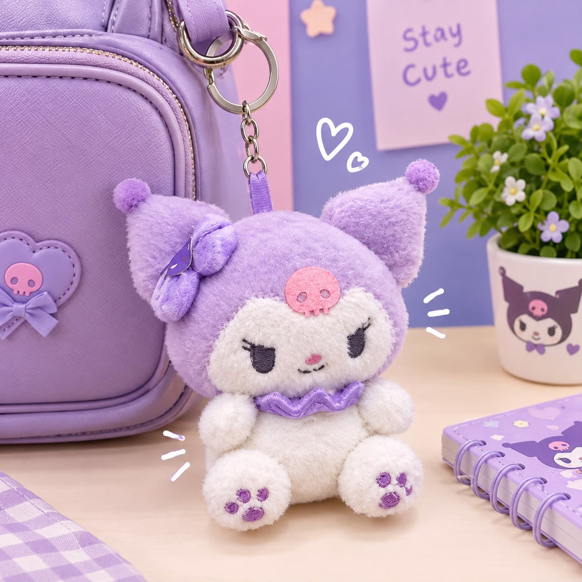 Cute Stuff Toy Keychain