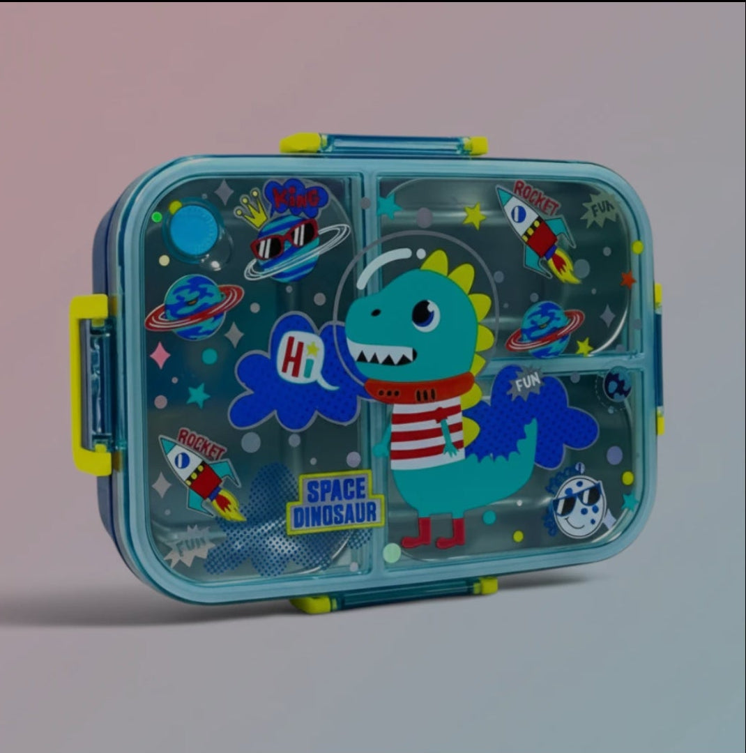 Vest Series Insulted Dino Theme Lunch Box