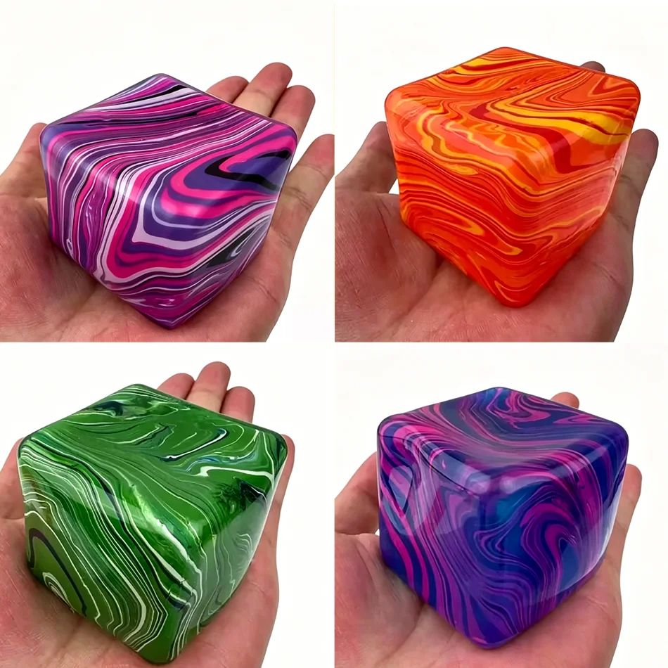 Original needoh Textured cube squishy