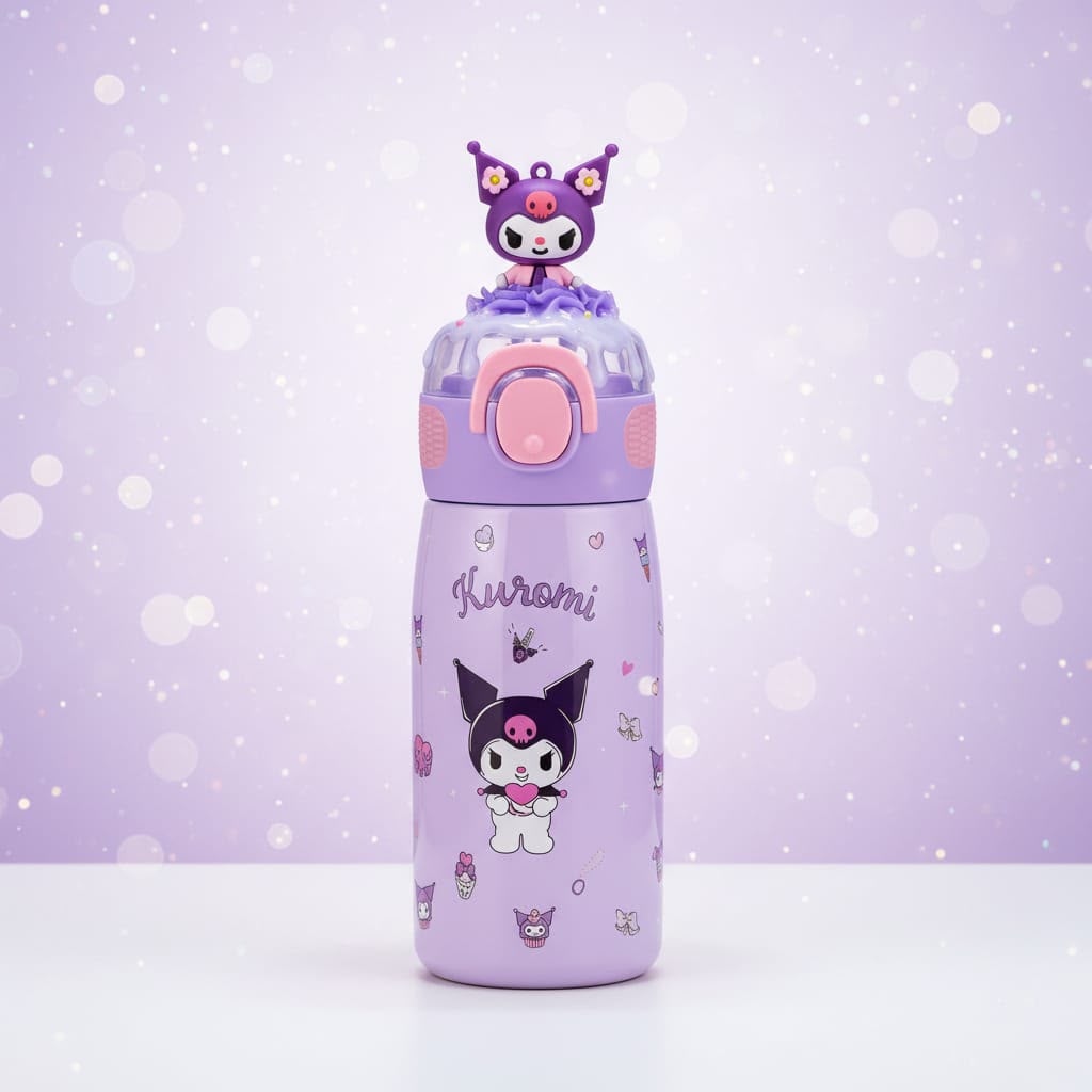 Kuromi Insulated Sipper Bottle 550ml