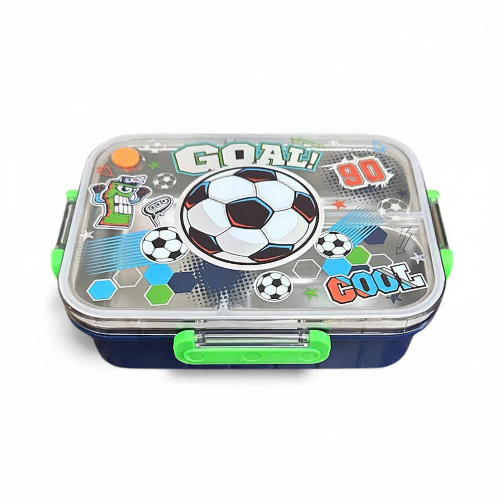 Vest Series Insulated Green Ball Theme Lunch Box