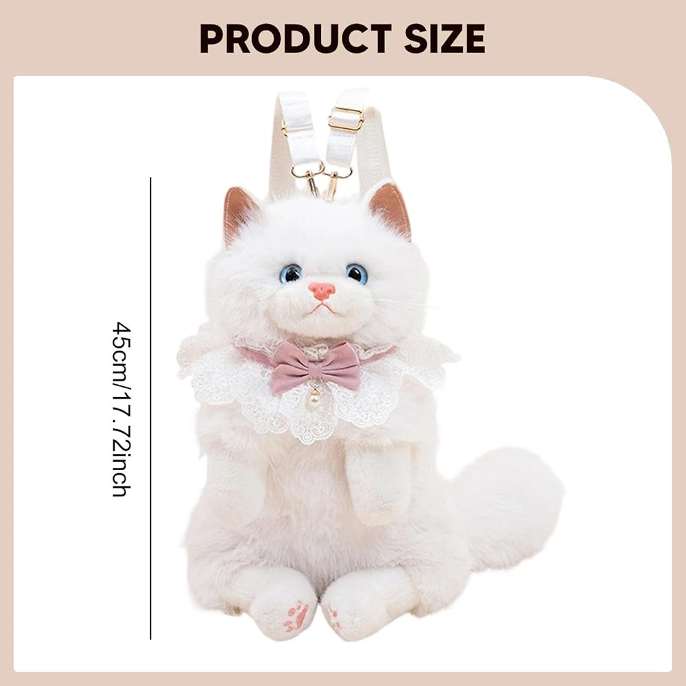 Realistic Cat Backpack