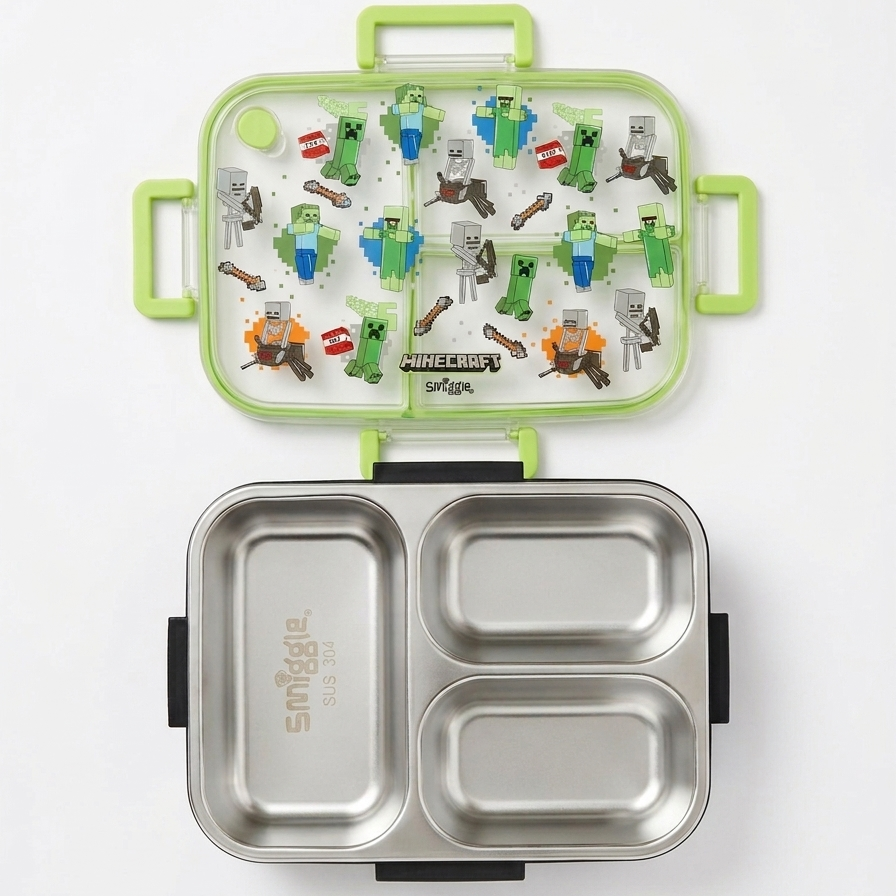 Original Minecraft Theme Hot n Cold Lunch Box