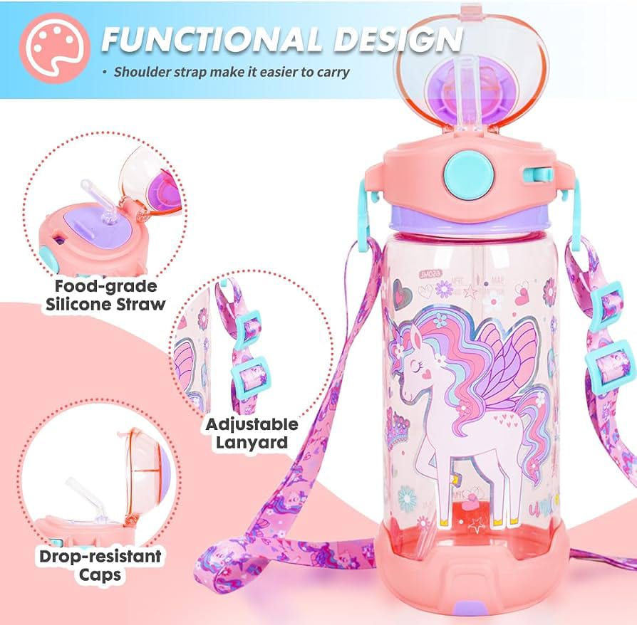 Vest Series Unicorn Theme Water Bottle