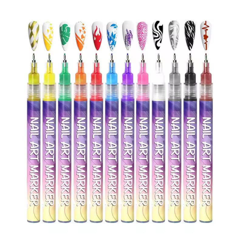 Nail Art Markers Pack of 12