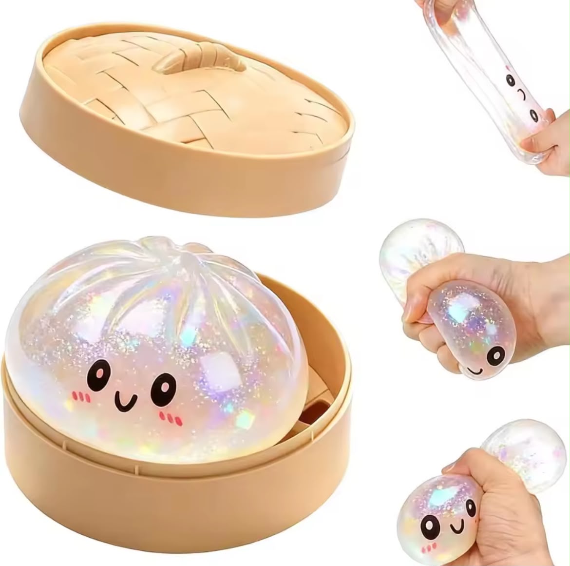 Glitter Dumpling Squishy Blind Box