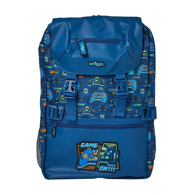 Original 19 inch Blue Game On Backpack