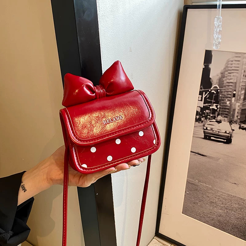 Polka Dot Bow Bag