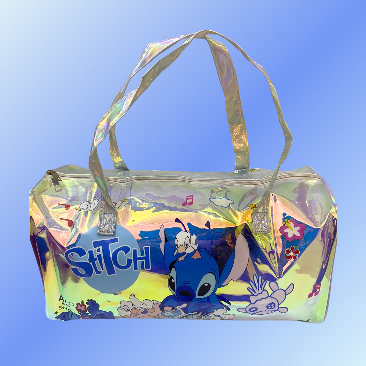 Holographic Stitch Travel Bag