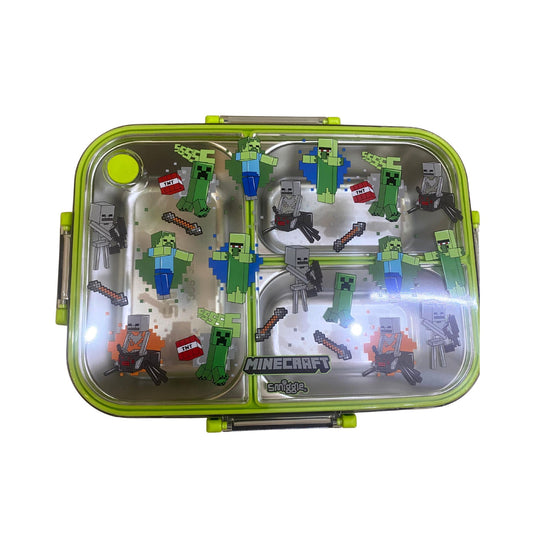 Smiggle Minecraft Steel Bento Lunch Box