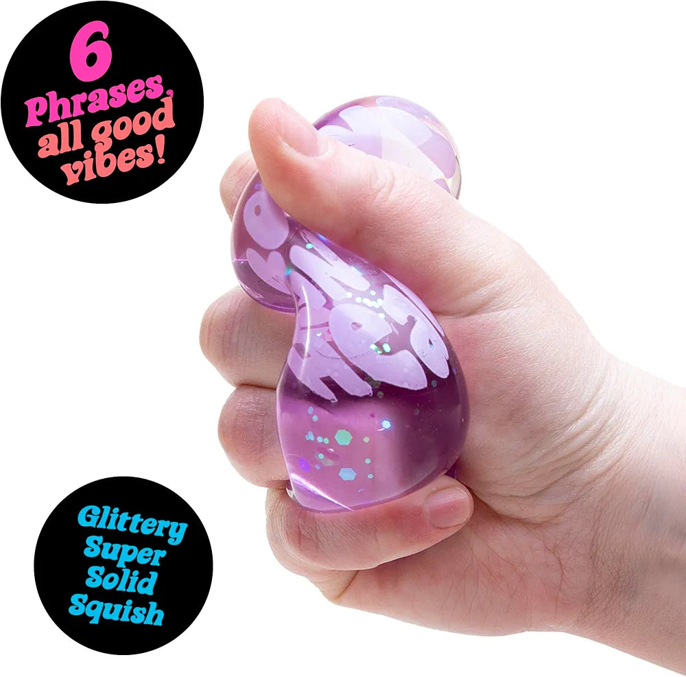 Adorable clear heart squishy ( random color will be send  )