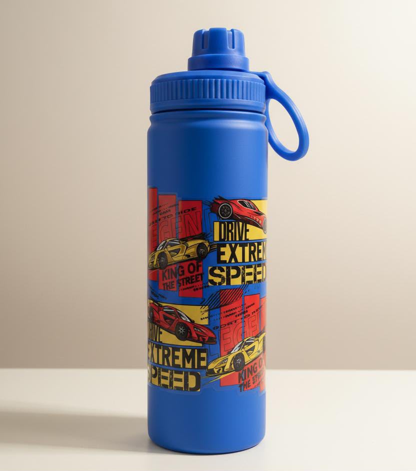 Insulated Boy Character Bottles (550ml)