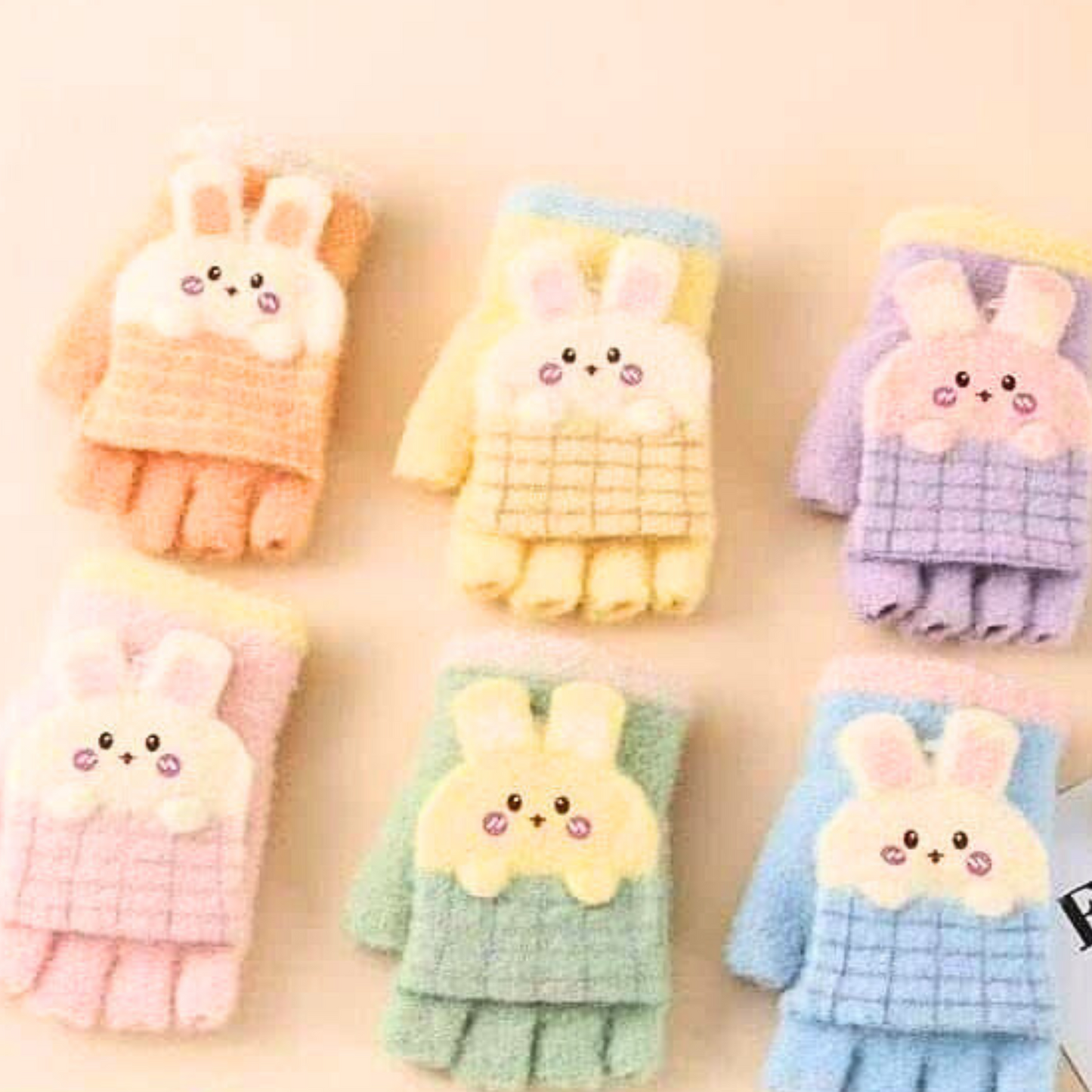 Bunny Half Plus Full Gloves