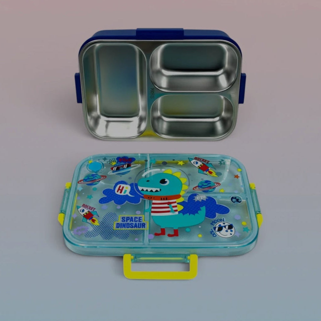 Vest Series Insulted Dino Theme Lunch Box