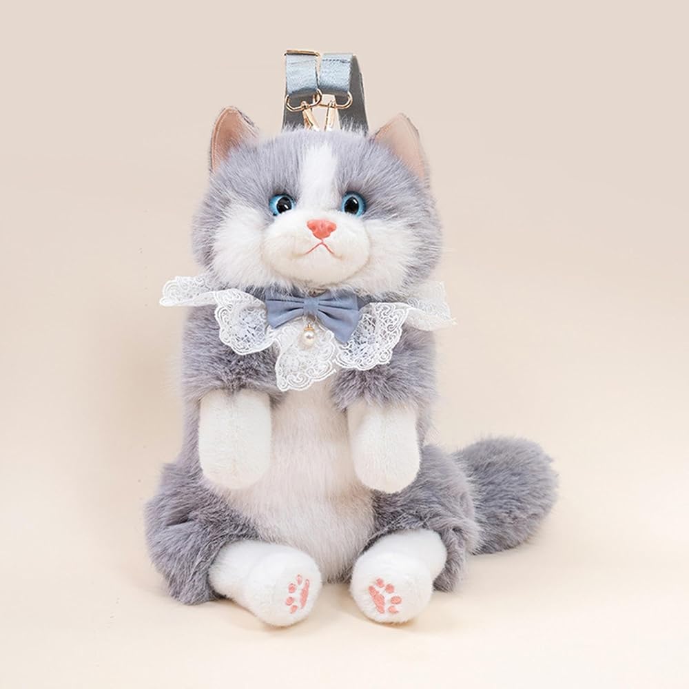 Realistic Cat Backpack