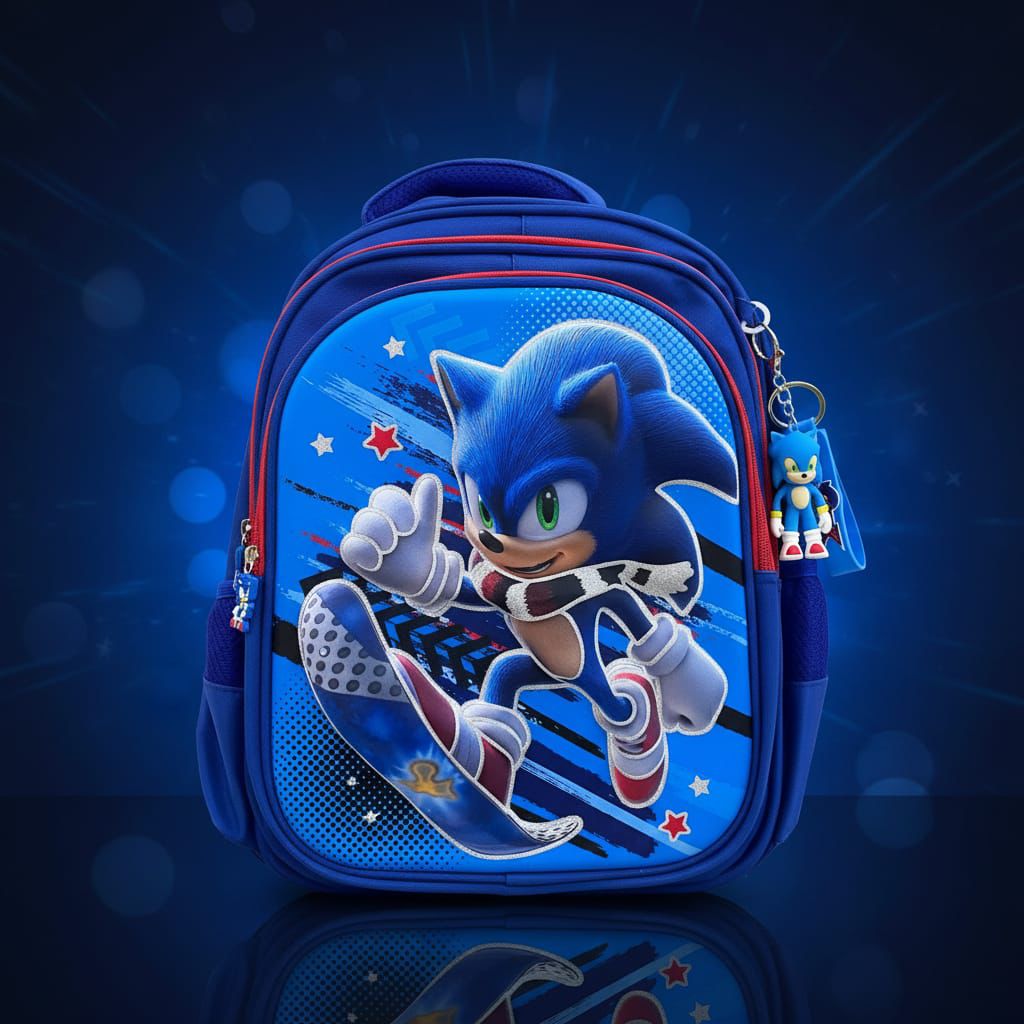 Glitter 3D Sonic Backpack
