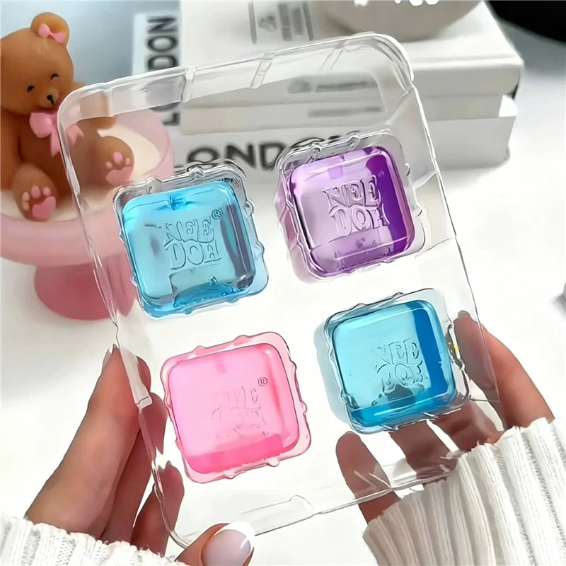 Needoh 4 in 1 cube squishy