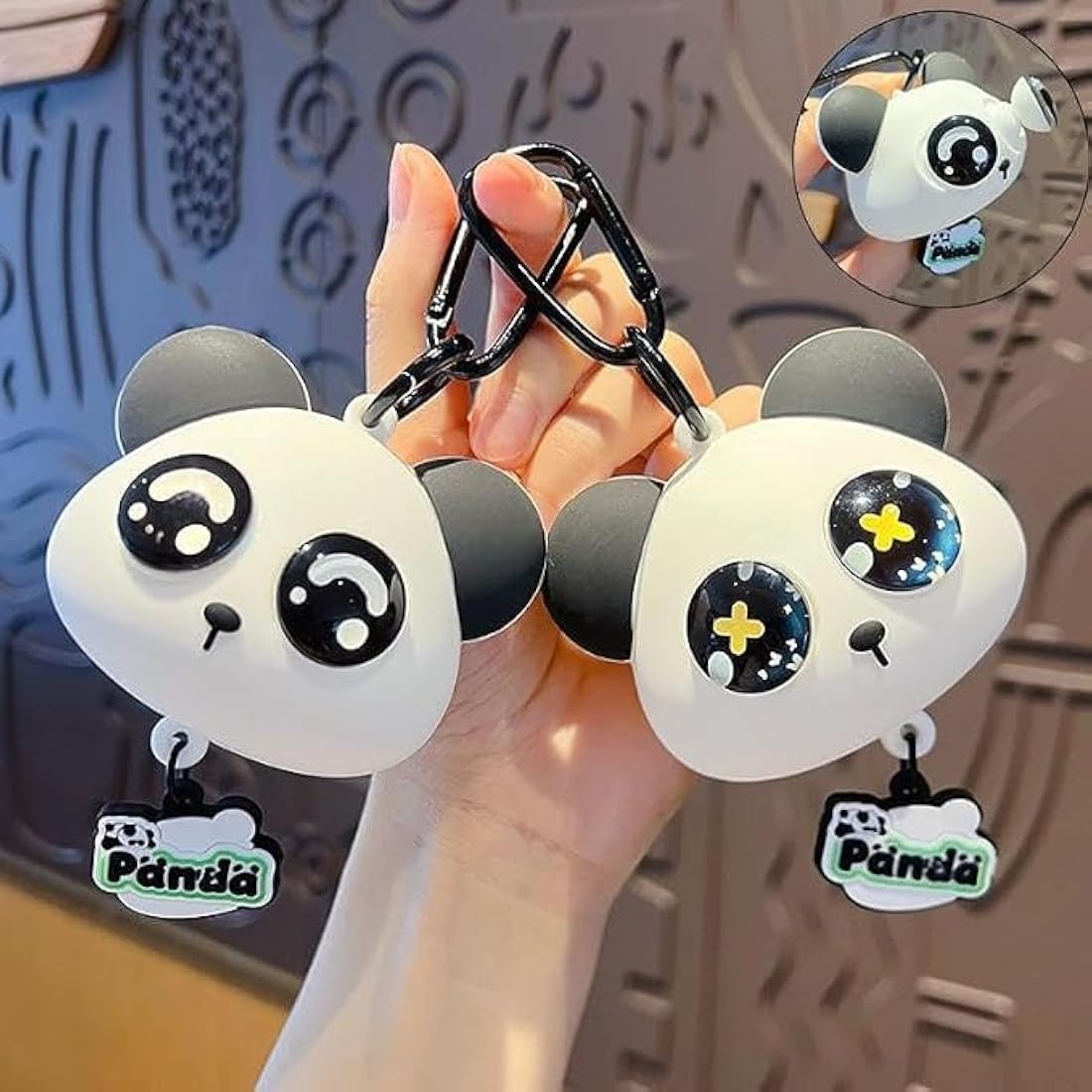 Trendy Eye Popping Silicon Keychains
