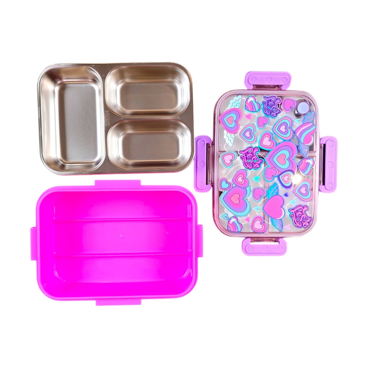 Vest Series Insulated Heart Theme Lunch box