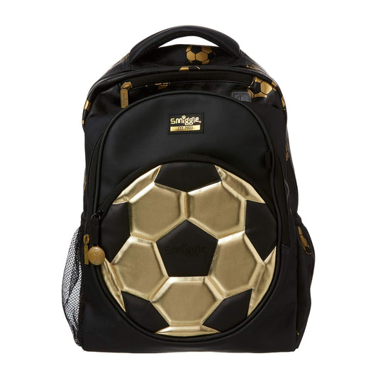 Smiggle Black and Sold Ball Backpack