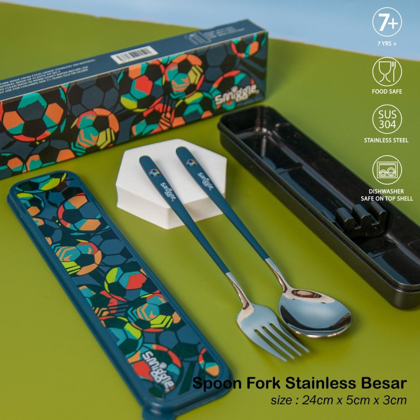 Goal Theme Cutlery Set