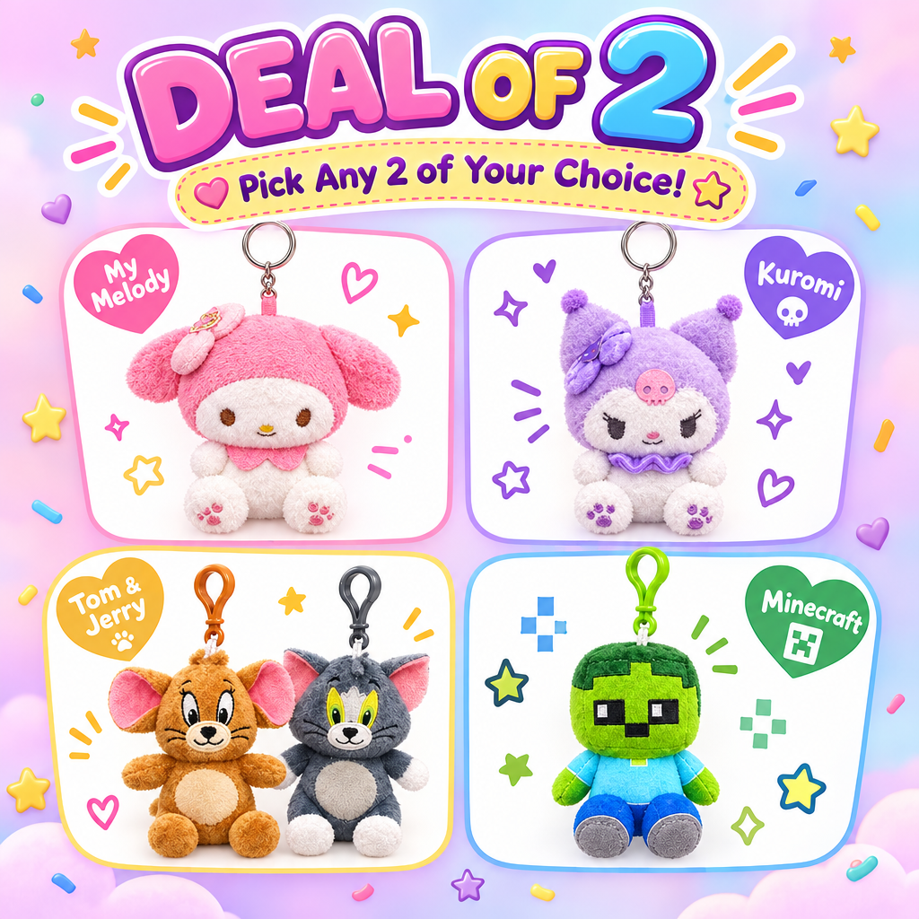 Cute Stuff Toy Keychain